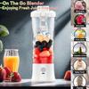 Portable Mixer Machine Electric Juicer 600ML Fruit Mixer 2000mAh USB Rechargeable Smoothie Mini Blender Multifunction Juicer