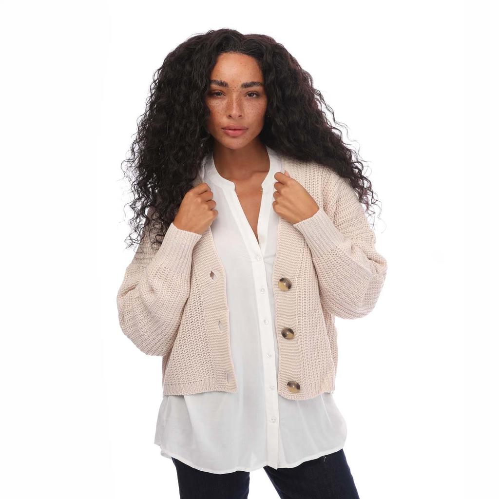 Только женский/дамский вязаный кардиган Carol Nice