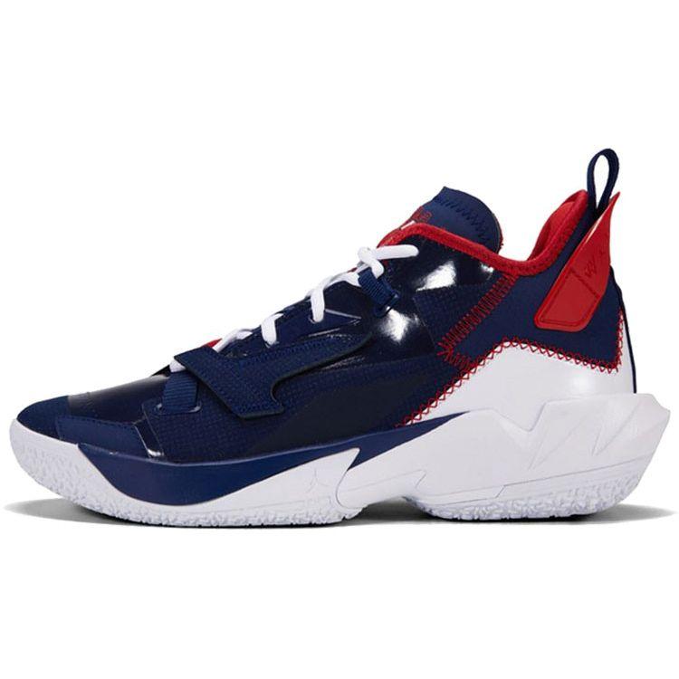Air Jordan Why Not Zer0.4 PF Washington Wizards Мужские Кроссовки Синий Сине-Пустотный Университетский-Красный DD4886-400