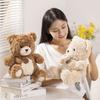 Creative Charming Plush Bear Toy Available In Brown Pink And White Colors