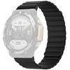 Magnetic Sweat-proof Watch Band for Huami Amazfit T-Rex 2 Adjustable Silicone Wrist Strap Dual-Color Design