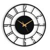 Stylish Metal Analog Wall Clock for Living Room, Bedroom, Kitchen, Home and Hall | Antique Fancy Big Size Modern Wall Watch for Home Decor (60CM)