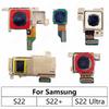 Камера для Samsung Galaxy S22+ Plus S22 Ultra 5G S906 S908 S901 Задний модуль задней камеры Шлейф с задней стороны Запчасти для мобильного телефона