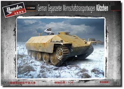 Модель Thunder, немецкий бронетранспортер Ketchen 1945, корпус танка, пластиковая модель TB35104 1/35 38(T)