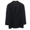 Y's 80s Made In Japan Vintage Double Tailored Jacket Black Blazer Women Used