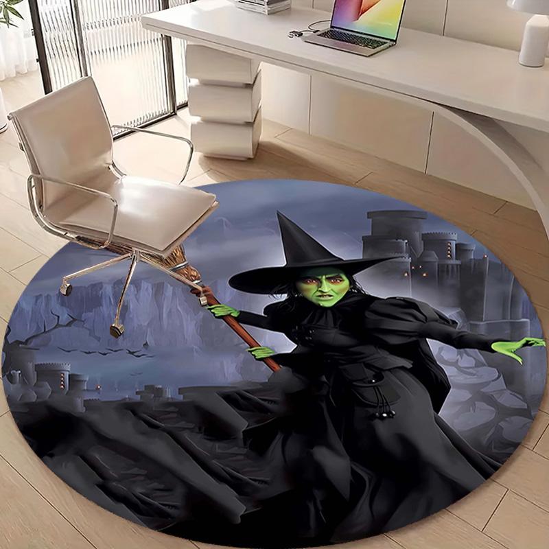 1pc The Wizard of Oz1 Design Printed Area Round Carpet for Bedroom Living Room Home Decor Rugs Mat Non Slip Mat Rug for Bedside