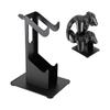ANDCHI Controller Stand 2 Layer Headphone Stand Storage Rack Game Controller Stand Tabletop Compatible with PS5 PS4 Switch Anti-Slip (Black)