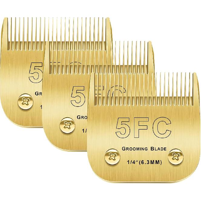 40 лезвий для стрижки собак, совместимые с Andis/Oster A5/Wahl KM-10 Series, сменные лезвия для машинок для стрижки собак, съемная машинка для стрижки собак