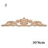 Furniture Parts Corner Appliques Frame Woodcarving Decorative Wooden Figurines Crafts Wood Carved