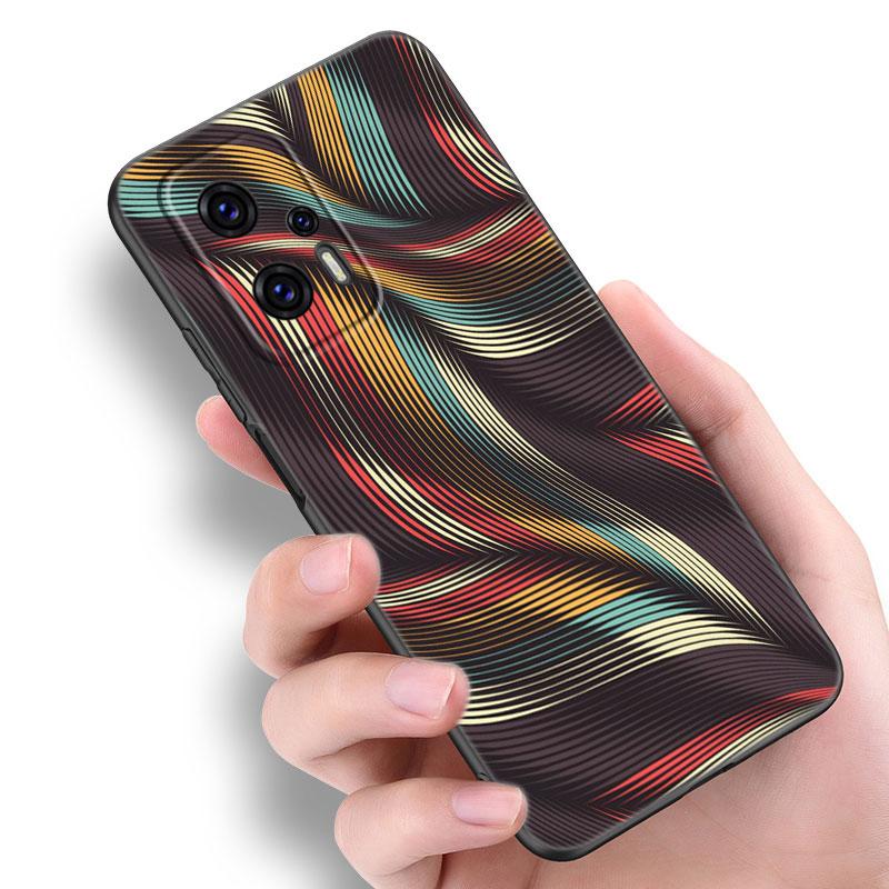 Эстетичный чехол для телефона из африканской восковой ткани для Xiaomi POCO F2 F3 M2 M3 M4 X3 X4 Pro NFC F4 GT 5G F1 X2 C3 C31 C40 M5S Черная крышка