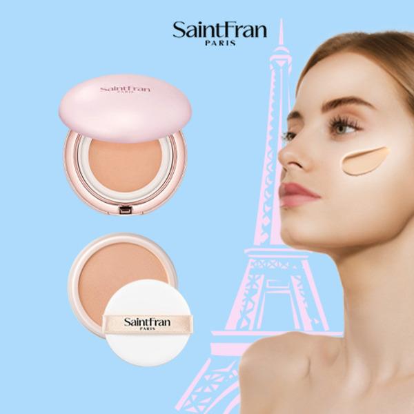 Тонирующий кушон SaintFran для ухода за кожей (1 продукт + 1 пополнение)