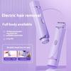 Women Electric Shaver Double Heads LED Display USB Rechargeable IPX7 Waterproof Portable Face Body Bikini Area Arm Leg Hair Removal Epilator