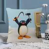 Pingu Cartoon Pingu Penguin Cushion Cover Decorative Pillow Sofa Home Decor case pillow cases