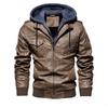 Men's PU Washed Leather Plus Size Jacket - See Picture, Contact Customer Service for Orders