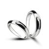 Парное кольцо Простое мужское и женское одинарное кольцо Серебряные украшения