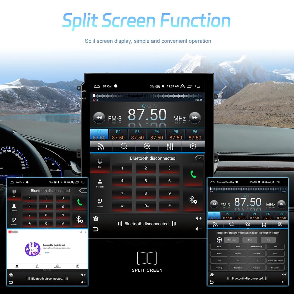 9,7-дюймовый вертикальный Android 12 радио для Nissan X-Trail 2 T31 2007-2015 мультимедийный проигрыватель 2Din Carplay GPS навигация головное устройство стерео