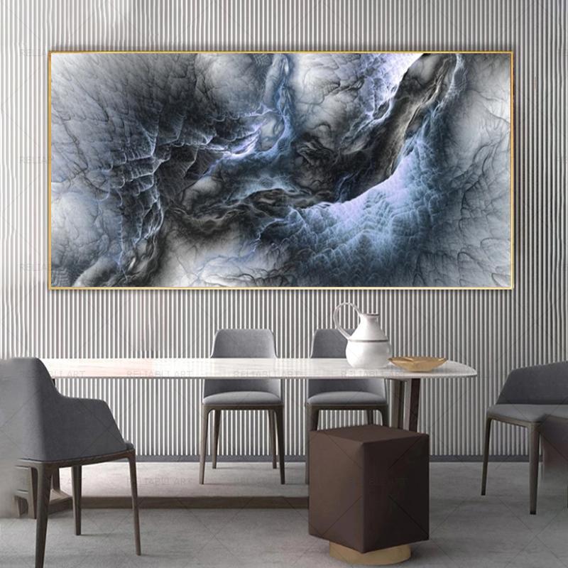 Abstract Colorful Clouds Canvas Painting Texture Posters And Prints Modern Wall Art Pictures for Living Room Home Decor No Frame