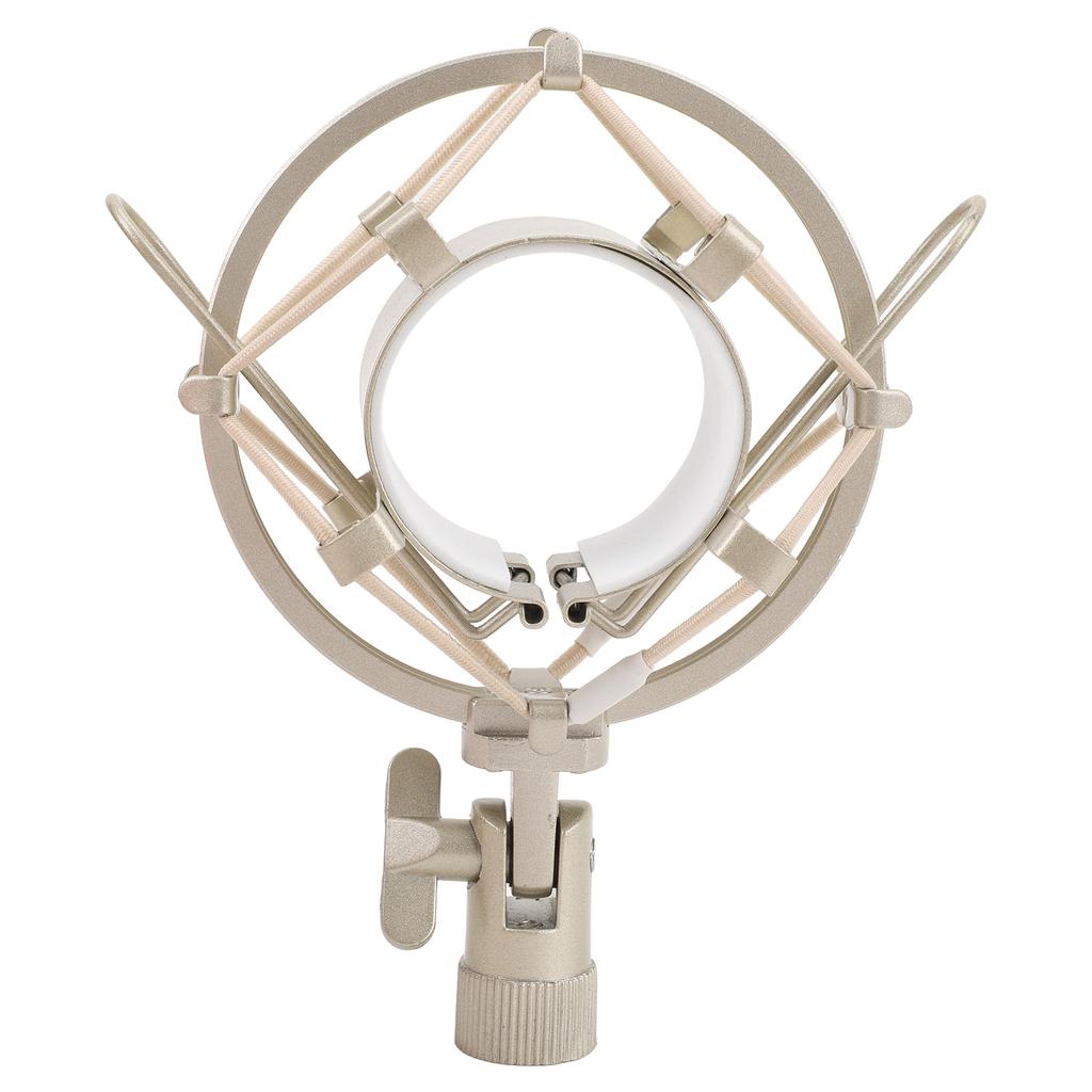 Microphone Shock Mount ABS Anti Vibration Mic Holder with 58 To 38 Conversion Nut for Diameter
