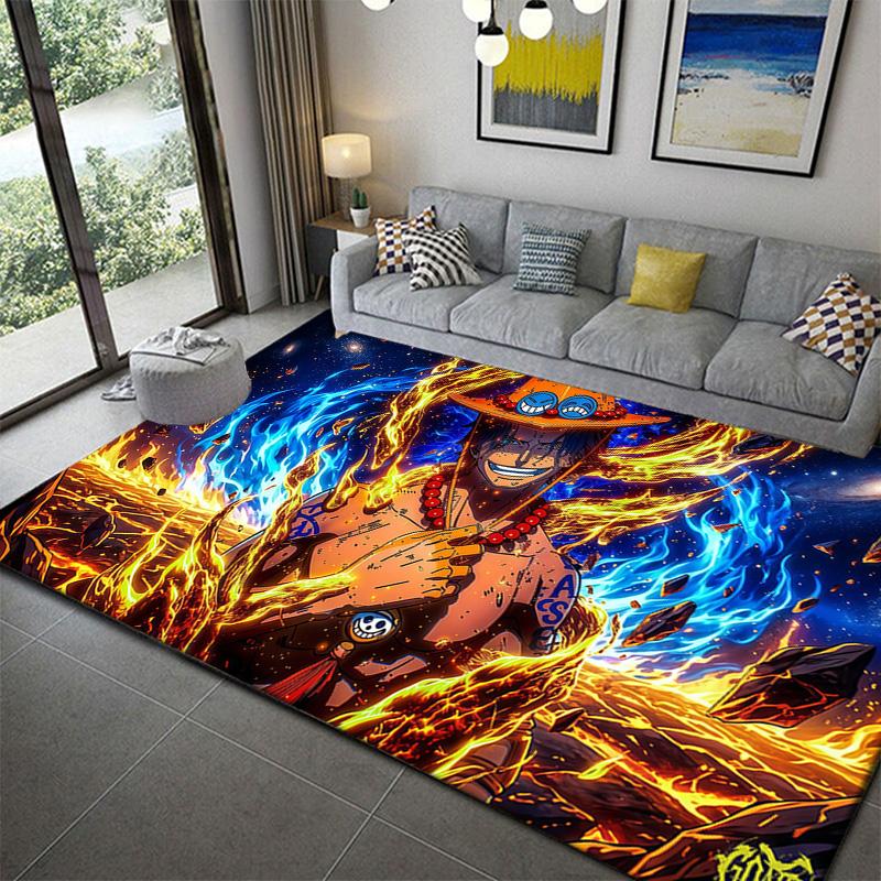 One Piece Stylish Floor Carpet Soft Non-Slip Washable One Piece Theme Rug