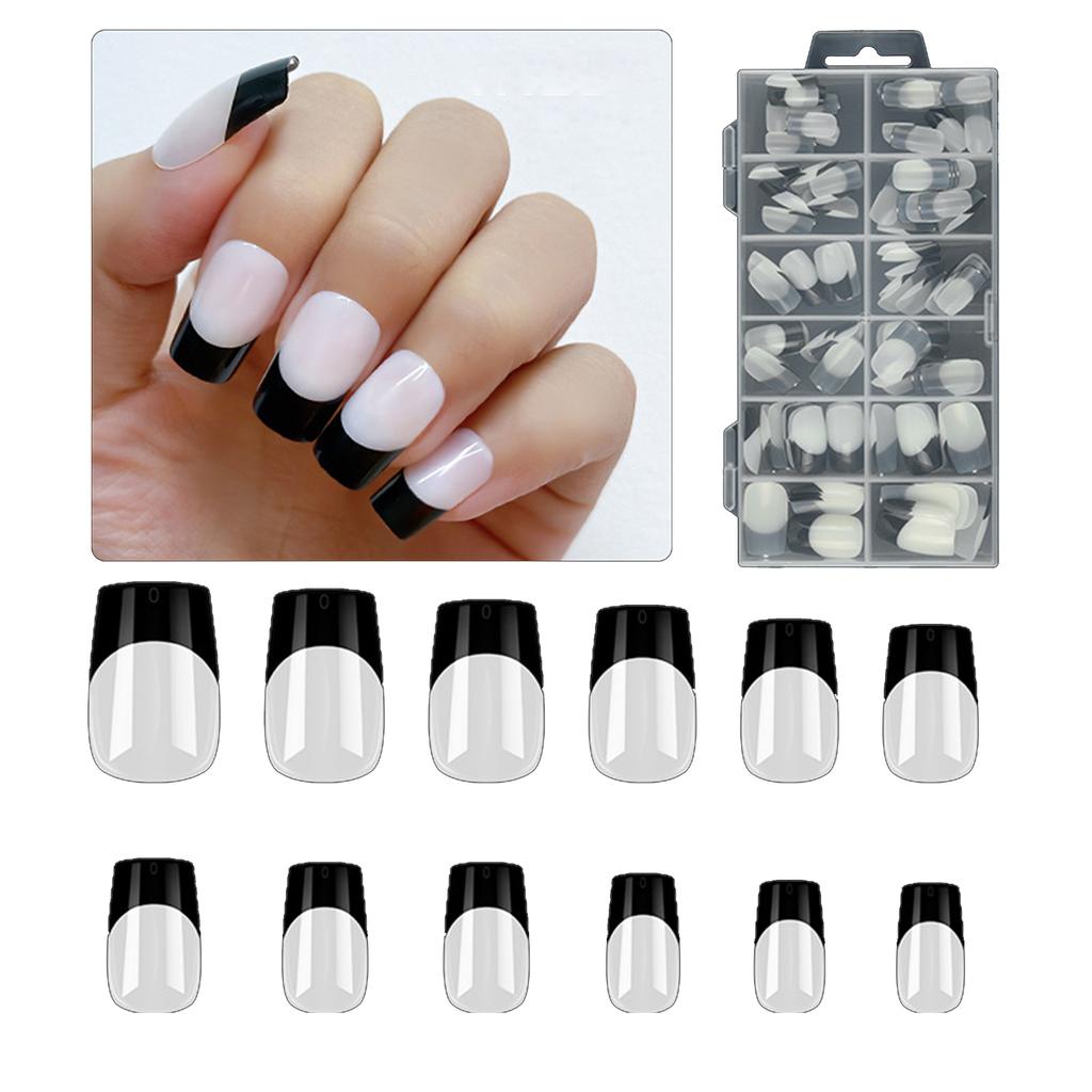 French Press On Nails Stylish and Durable European and American Design False Nails for Salon