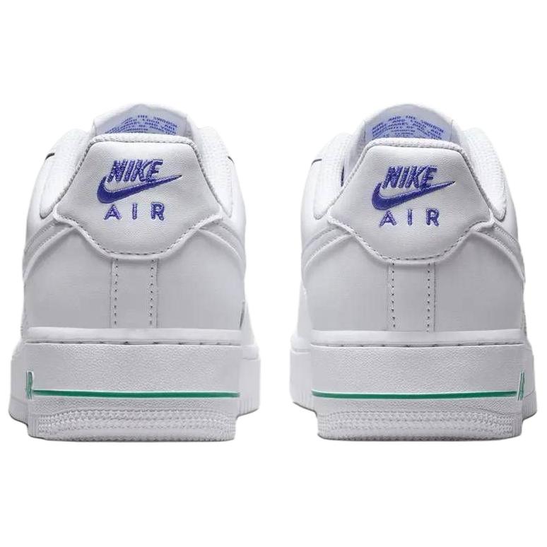 Nike Кроссовки Air Force 1 Low Синий Цветок Женские Белые Белый-Персидский-Фиолетовый-Стадионный-Зеленый IF0498-101