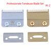 2Pcs W-2 Profession 2-Gat Replacement Clipper Blade Trimmer 440C Moveable Blade