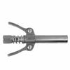 Double Handle Gear Oil Nozzle Lengthened Lock Clamp Type High Pressure Grease Gun Nozzle Silver