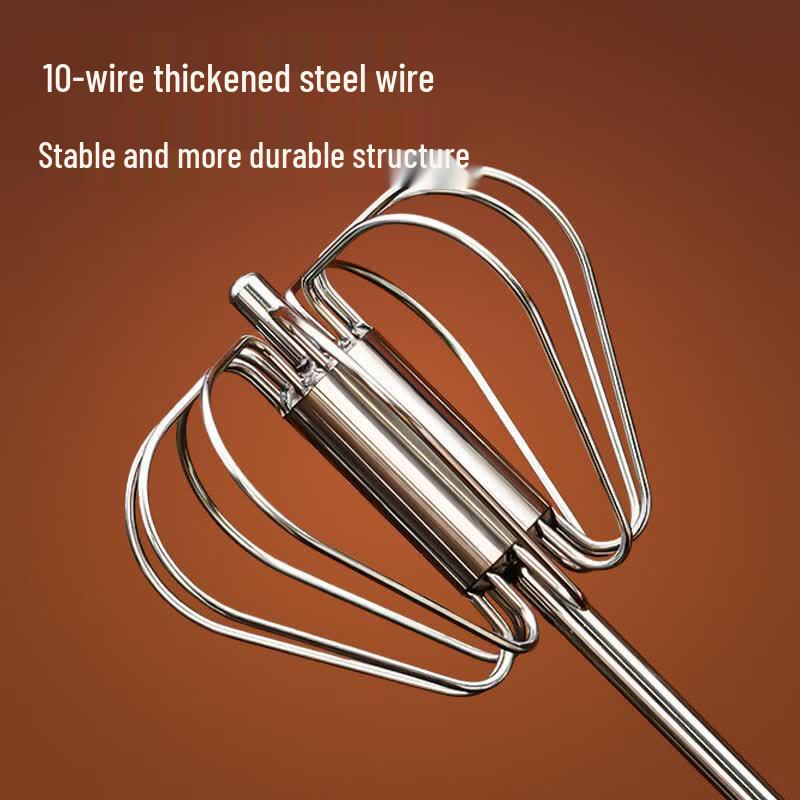 Ying Tang 10-Piece Stainless Steel Whisk & Strainer Set