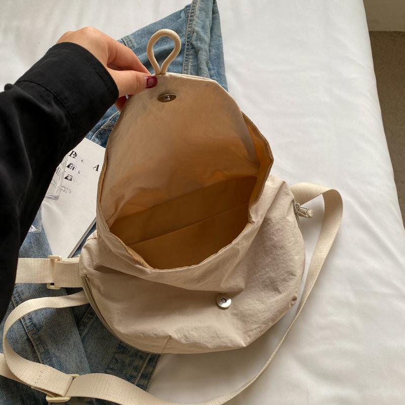 Мягкая тканевая сумка на молнии с дизайном через плечо для женщин 2024 года, тренд корейской моды Y2K, сумки и небольшие сумки через плечо Pures