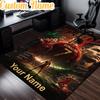 Custom Name Football Ronaldo  Rug, Office Rug, Chair Rug, Carpet for Living Rooms, Doormat Game Rug Home Decor Christmas Gifts