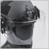 Tactical Helmet with Removable Transparent Riot Mask & Anti-Fog Goggles