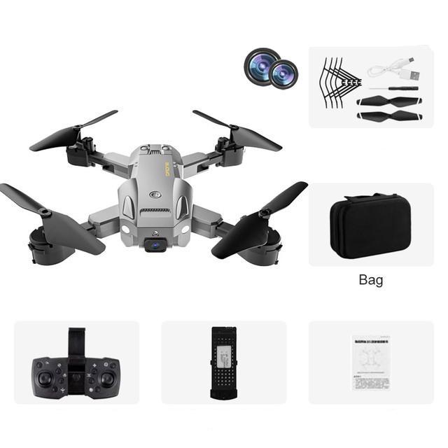 Новый Q6 Радиоуправляемый Дрон HD WIFI Двойная Камера Мини Квадрокоптер Аэрофотосъемка Вертолет Избегание Препятствий Складная Игрушка В Подарок