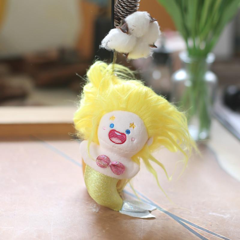 Cute Cute Cotton Doll Small Pendant Plush Toy Doll Bag Hanging Decoration Keychain Doll