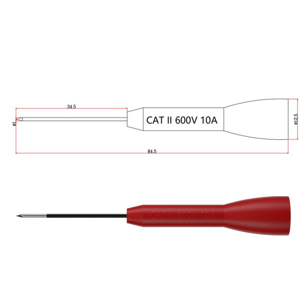 25Pcs Multimeter Test Leads with Wire Piercing Probes Clips Test Tweezer Test Leads Set for Digital Multimeter Testing