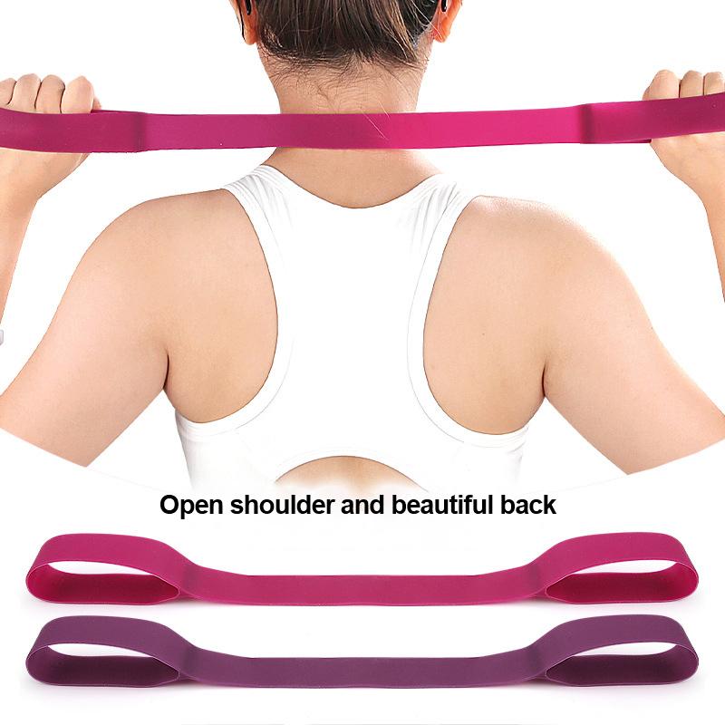 Stretch Strap Yoga Tensioner Yoga Tool Open Back Practice Shoulder Yoga Stretching Belt Elastic Stretch Band Workout