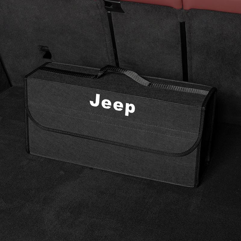 Для автомобиля Jeep Сумка-органайзер в багажник Складная коробка для порядка Контейнеры для хранения Для Jeep Grand Cherokee Wrangler JK Gladiator Compass Reneg