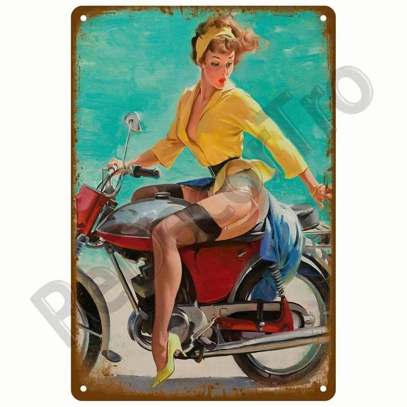 NostalgicRideArt Ретро-знак - Тема Моторного масла, Бензина, Шин и Гонки, Винтажная декоративная табличка, Ностальгическое искусство для автомобилей