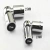 2Pcs Stainless Steel Tube Connector 19/25 Mm Tube Shower Room Parts Rod Head Glass Brace Strut Glass Clip Pipe Connecting