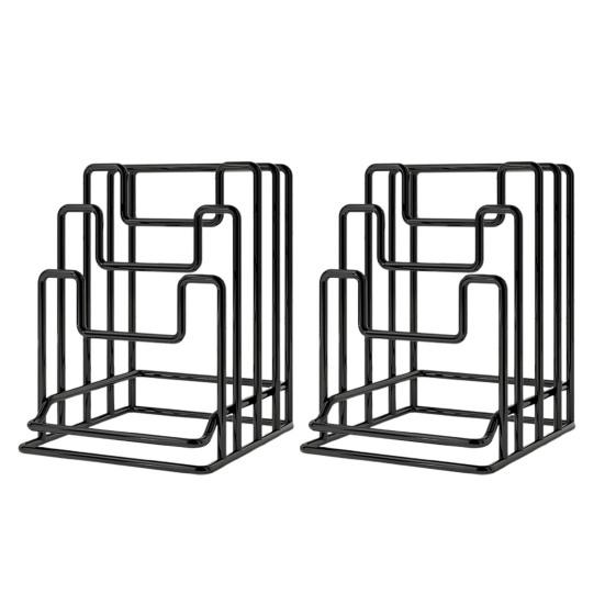 1/2 шт. Держатель для разделочной доски, подставка для крышки кастрюли, 5 сеток, прочная несущая кухонная столешница, органайзер для разделочной доски