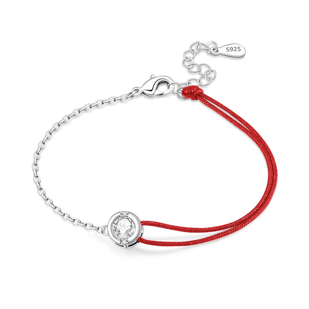 New 925 Silver Rose Gold Double-layer Heart Bracelet Chain Link Women Bracelet Birthday Festival Jewelry Gifts