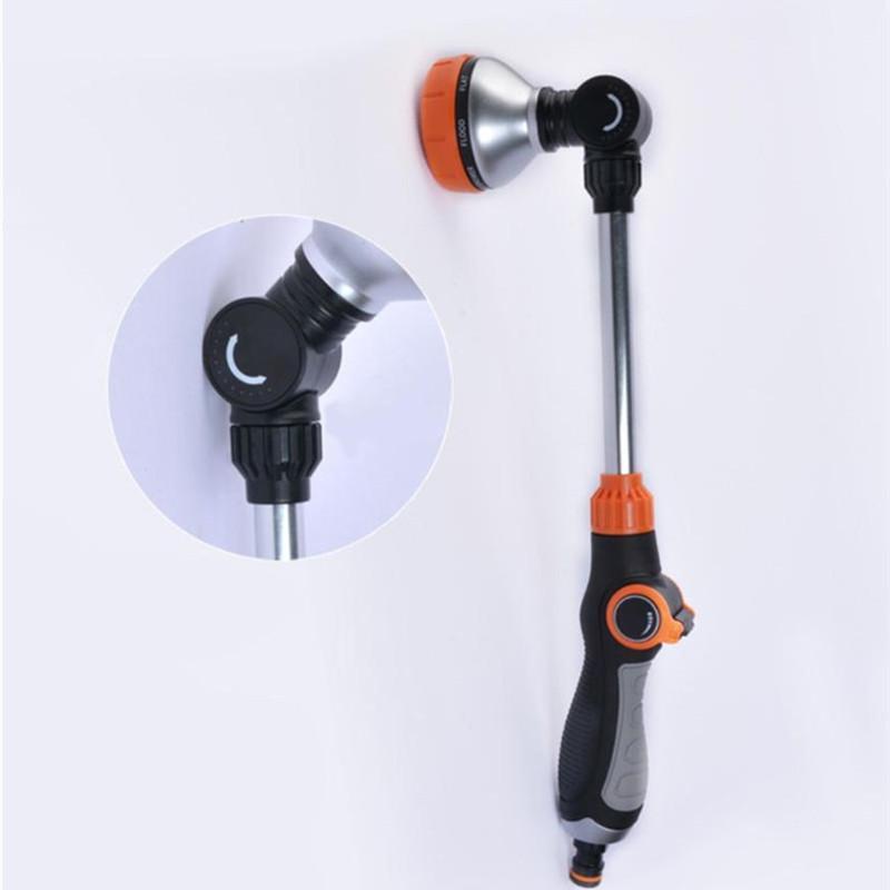 Garden Long Pole Water Gun Nozzle Multi-functional Home Irrigation Spray Gun Agriculture Gardening Car Wash Gardening Watering Flower Shower