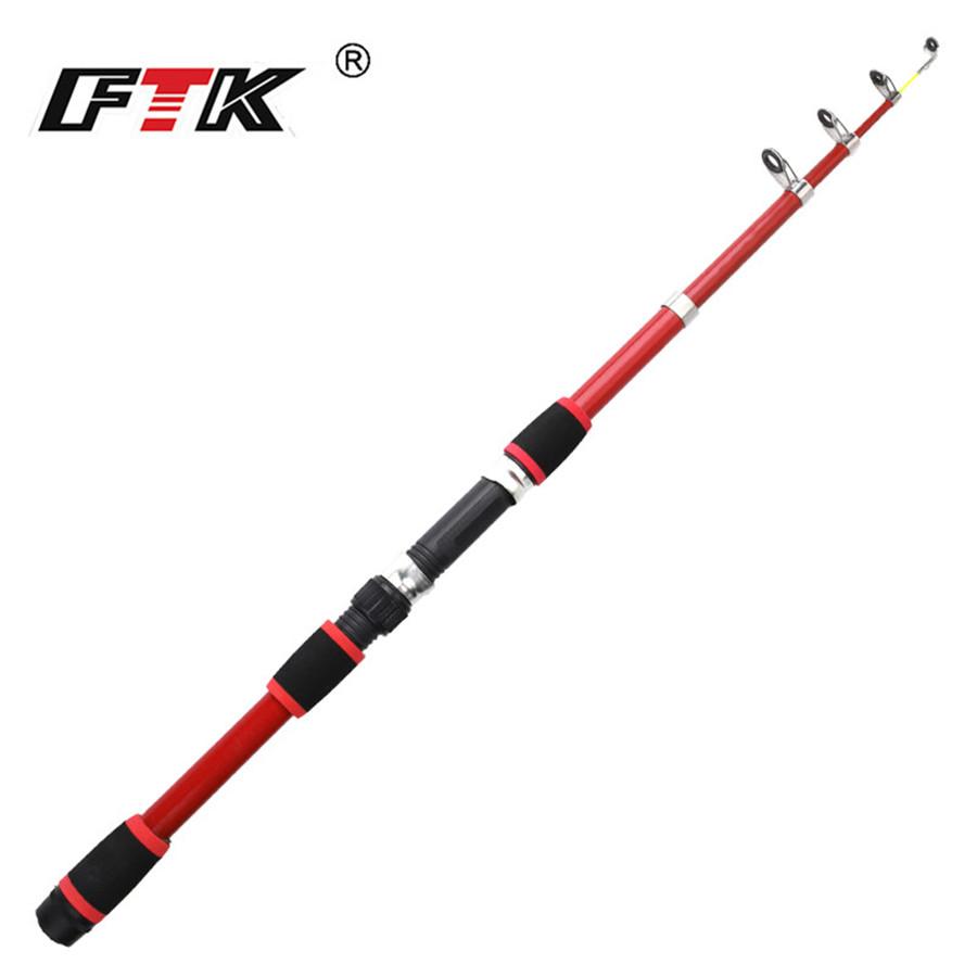 FTK Fibreglass Fishing Rod 1.8M/5.9FT Outdoor Sports Travel Telescopic Fishing Rod Portable Fishing Rod Christmas Gift
