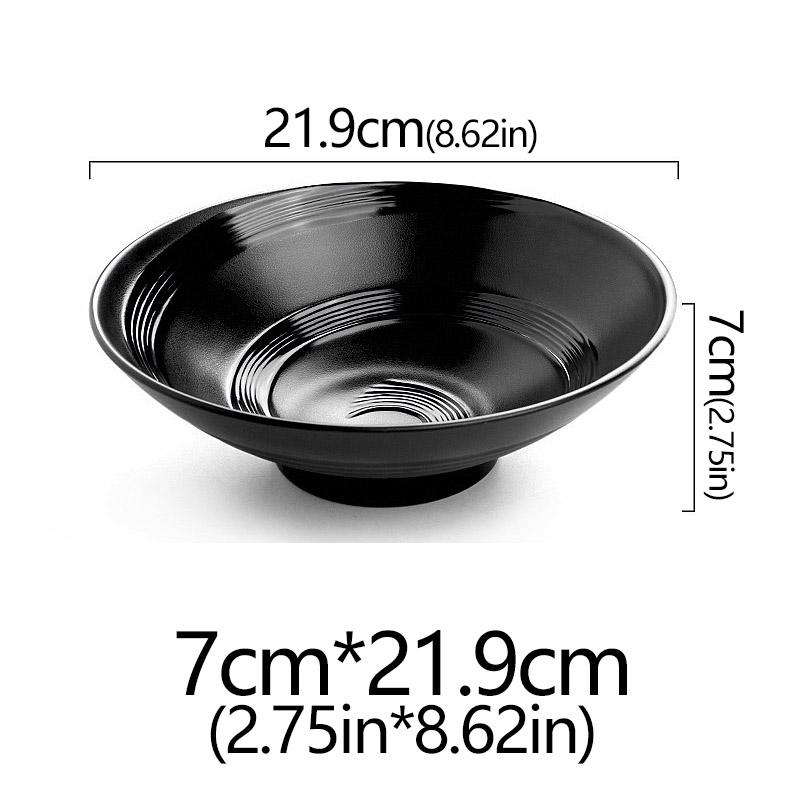 Матовая меламиновая миска для рамена, имитация фарфора, большая миска для лапши, термостойкая, миска для салата, супа, посуда для фаст-фуда