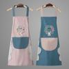 Унисекс Водонепроницаемый ПВХ Кухонный Фартук: Плотный, маслостойкий, без рукавов, мультяшный дизайн