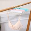 8 Hooks Bra Hanger Belts Camisole Clothes Organizer Rack Tie Hats Scarf Holder Non-Slip Space Saving Wardrobe Storage