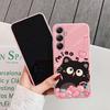 Модный чехол Cat для iPhone Samsung A55 S24 S25 A06 Xiaomi Redmi Note 13 Pro 14C Huawei Honor Realme противоударный бампер для телефона матовый чехол с защитой от царапин