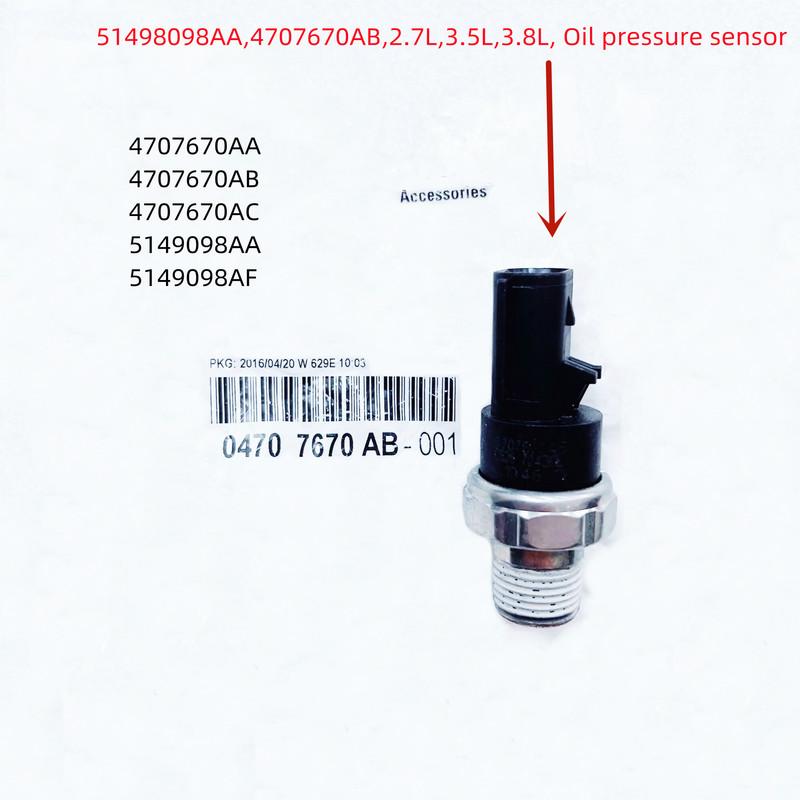 Oil Pressure Sensor, 5149098AA, 04707670AB, For: 3.8L, 2.7L, 3.5L,Wrangler JK, Journey, JC,LX300C, urban RV,nitroKA,1997-2011