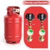 QCC Propane Bottle Charging Connector With Luminous Watch And Ball Valv0-e Gas Tank Gas Adapter