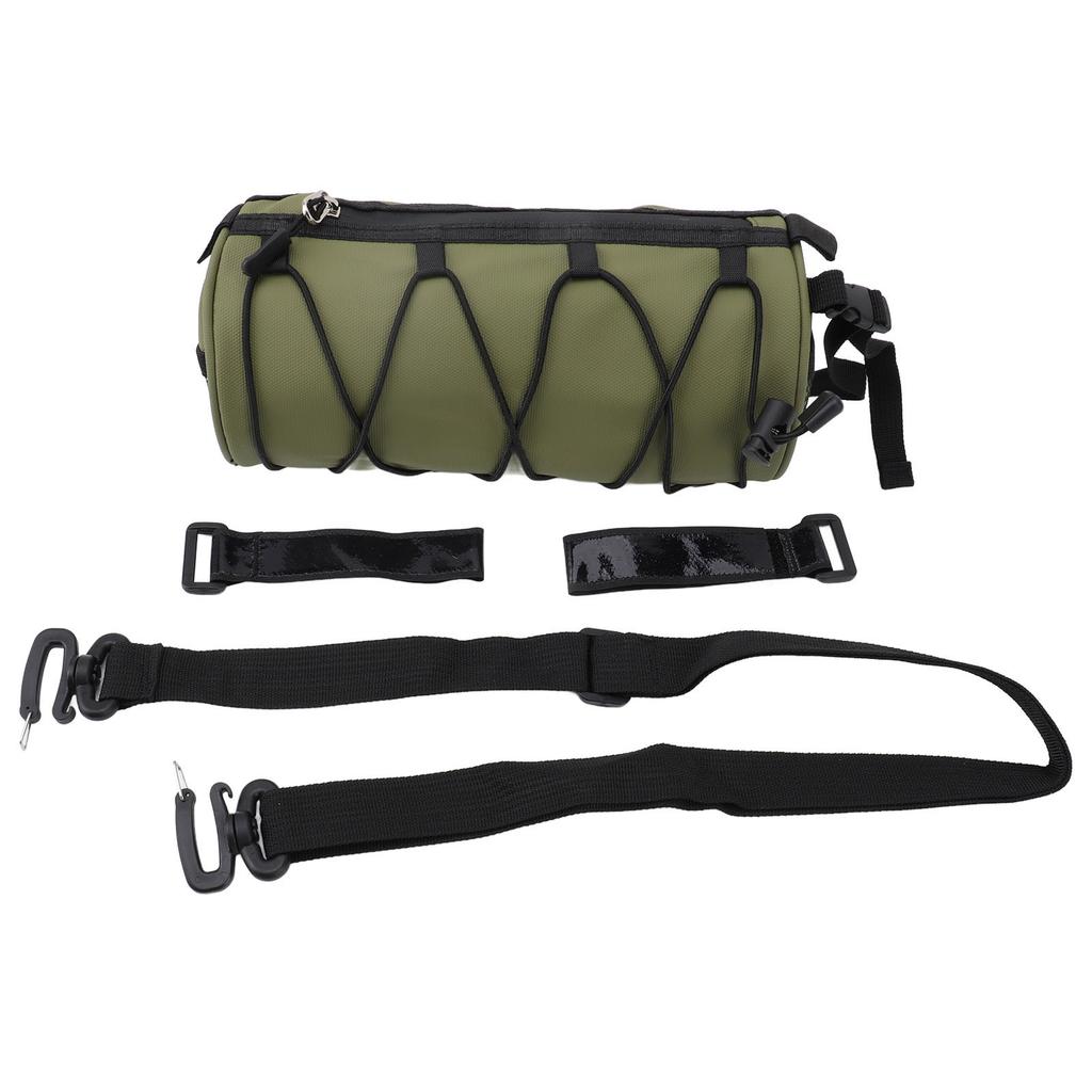 Велосипедная передняя рамная сумка многофункциональная большой вместимости цилиндрической формы складная сумка на верхнюю трубу велосипеда