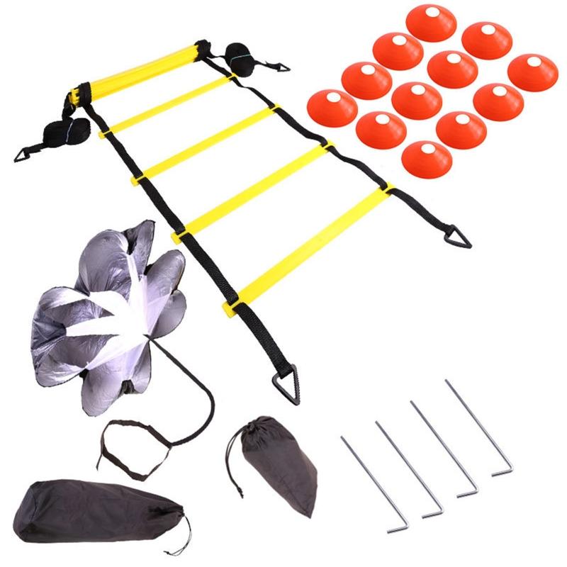 Agility Speed Ladder Training Adjustable Rungs Soccer Speed Football Fitness Feet Training Football Training Equipment